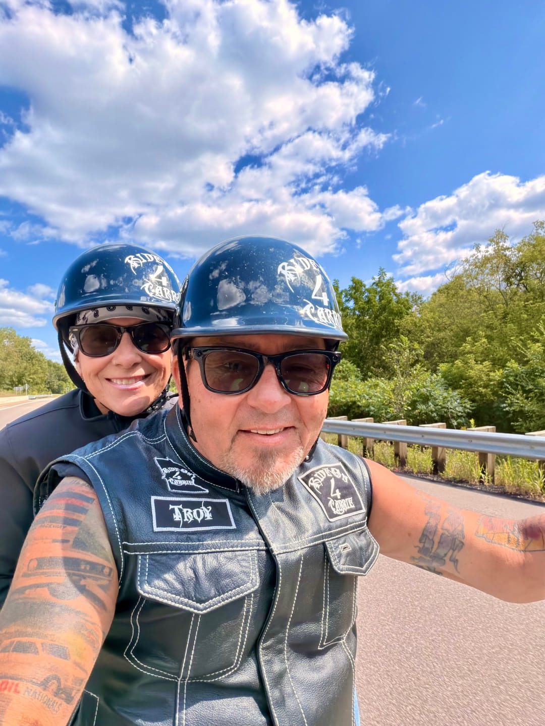 Customer photo review of Smallest & Lightest DOT Polo Helmet- Gloss Black