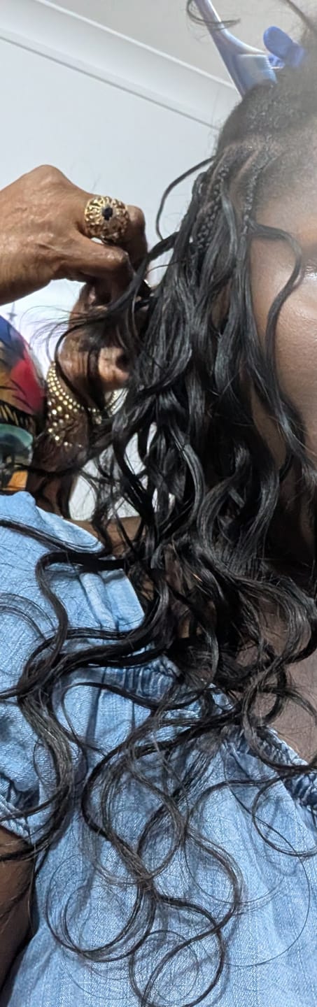 Customer photo review of Miracle Knots Crochet Hair Body Wave