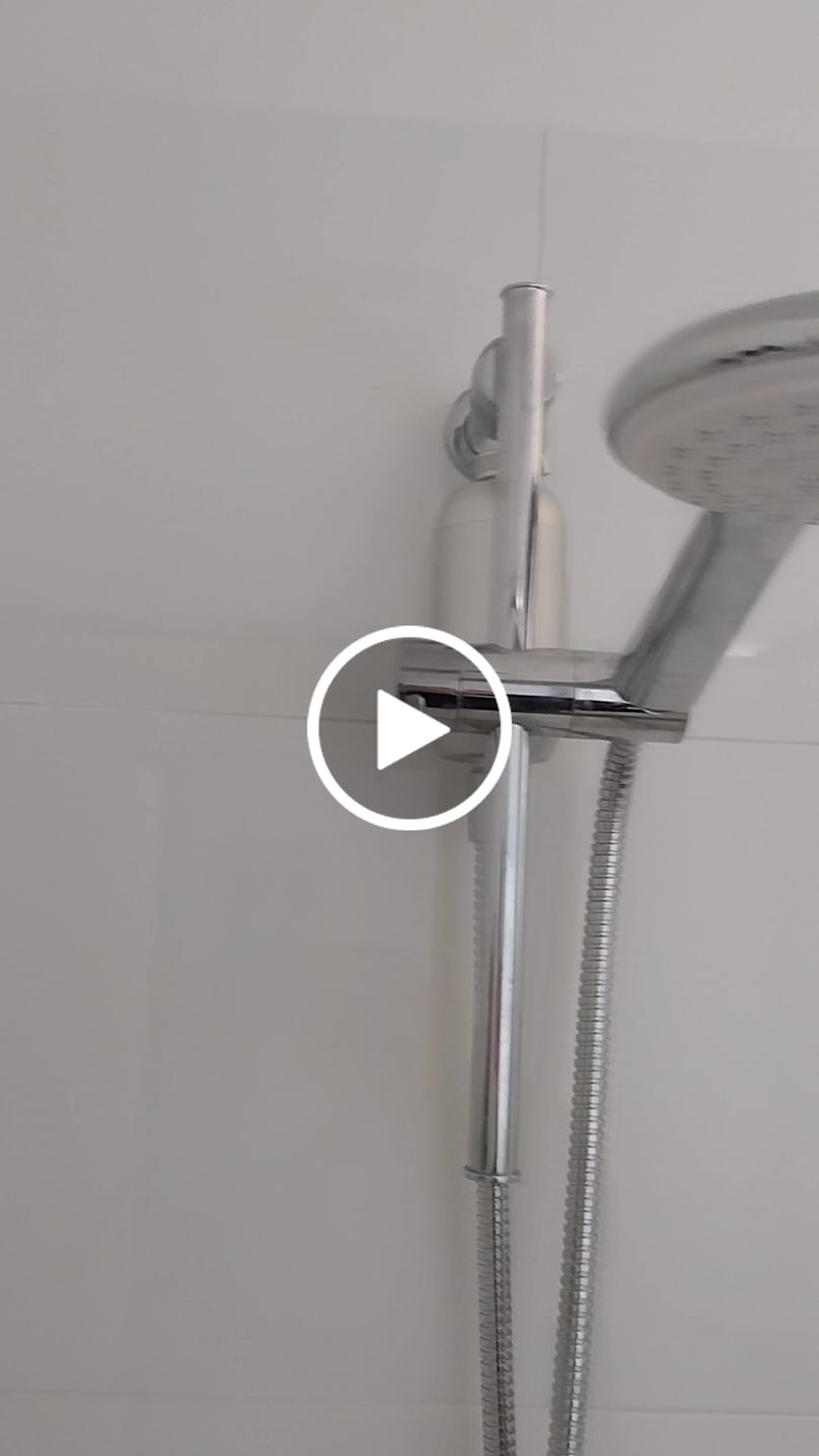 Customer video review of BlissfulHome™ KDF55 Shower Filter Unit