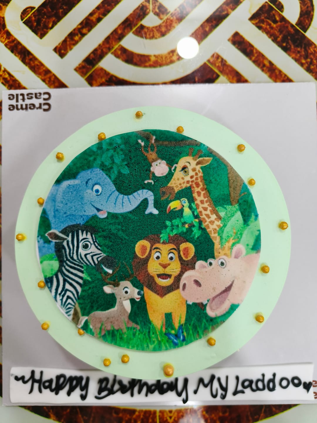 Customer photo review of Jungle Pineapple Cake