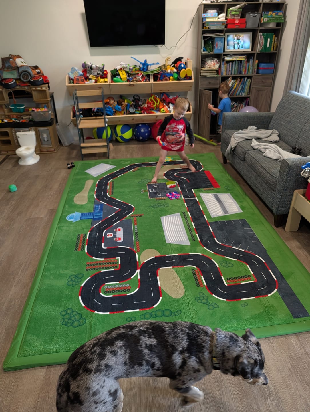 Customer photo review of Relax Mat - 1.4" Thick Soft Foam Play Mat