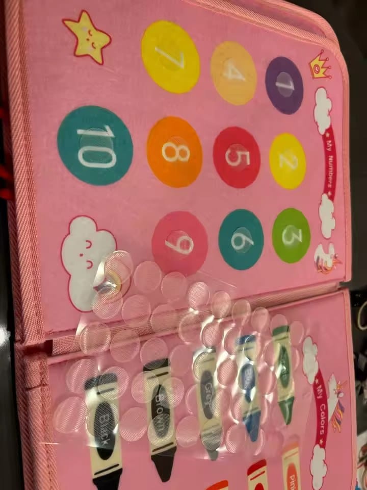 Customer photo review of Montessori Busy Book Kleinkind | Aktivitätsbuch Feinmotorik Lernspielzeug Selbstständigkeit