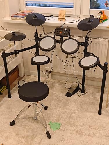 Customer photo review of Donner DED-70L Electronic Drum Set with LED Lights