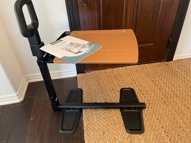 Customer photo review of Independence Tray Table with 360-Degree Swivel