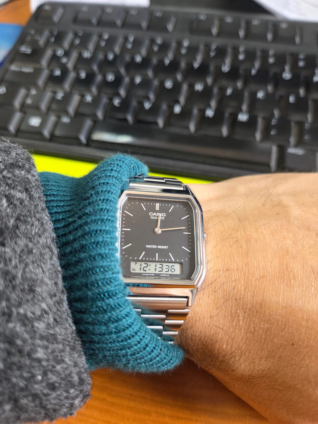Customer photo review of Reloj Casio Vintage AQ-230A-1DMQ Dial Negro