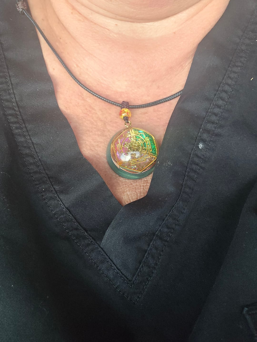 Customer photo review of Magnetic Energy Talisman + FREE Crystal Wisdom Deck