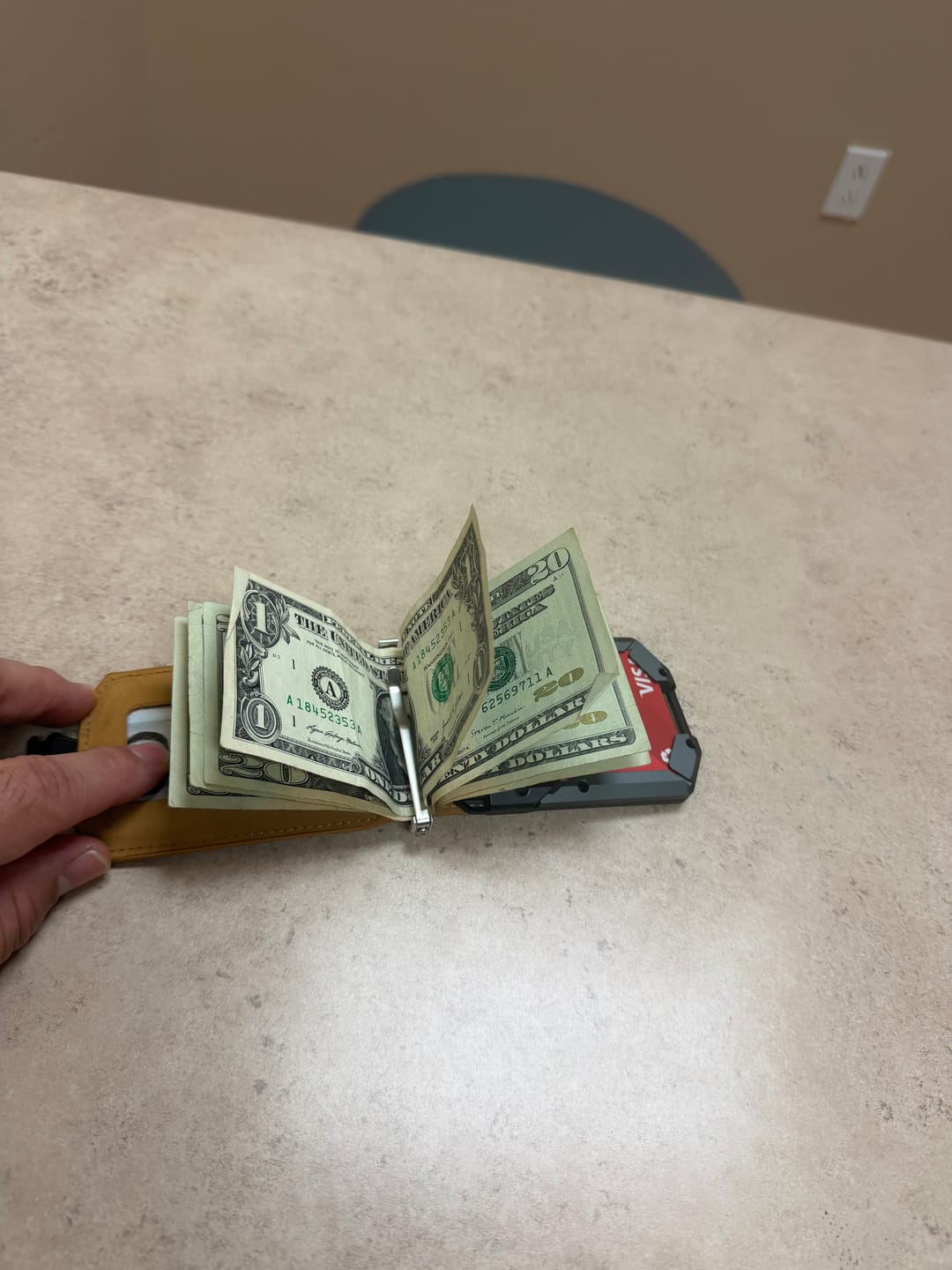 Customer photo review of M4 Maverick™ Bifold Rail Wallet
