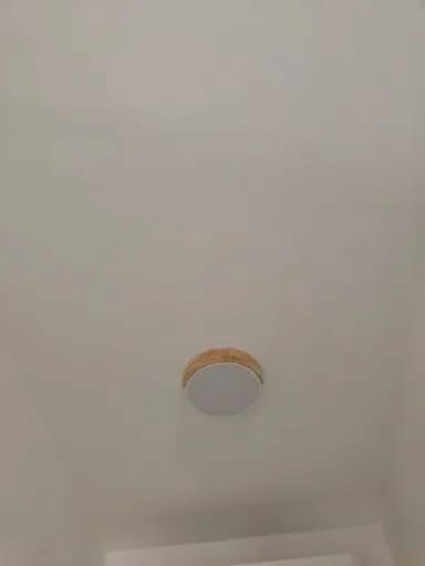 Customer photo review of Square Wood Ceiling Light for Bedroom, Frosted Shade, 30 cm