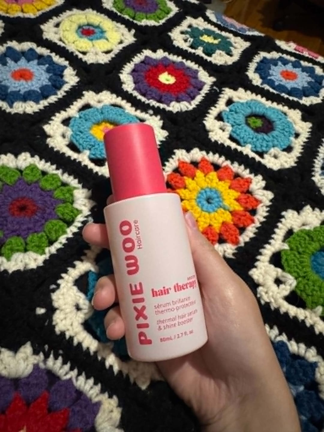 Customer photo review of Thermal hair serum & shine booster - Coco Cherry