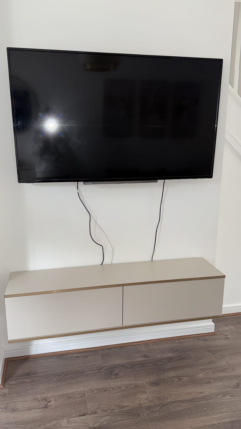 Customer photo review of Oro Floating TV Cabinet 135cm