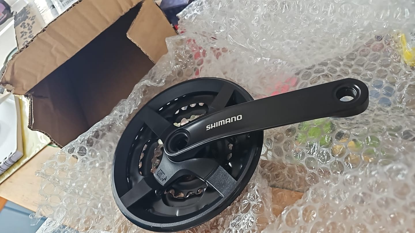Customer photo review of VOLANTE SHIMANO FC-TY301 42/34/24 DIENTES
