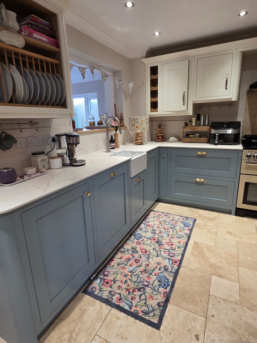 Customer photo review of Classic Polished Brass Cupboard Handles