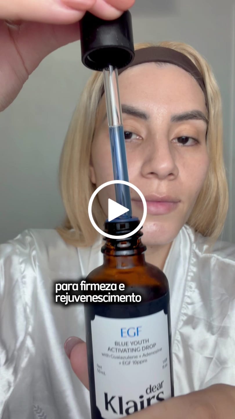 Customer video review of Blue EGF Calming Mist