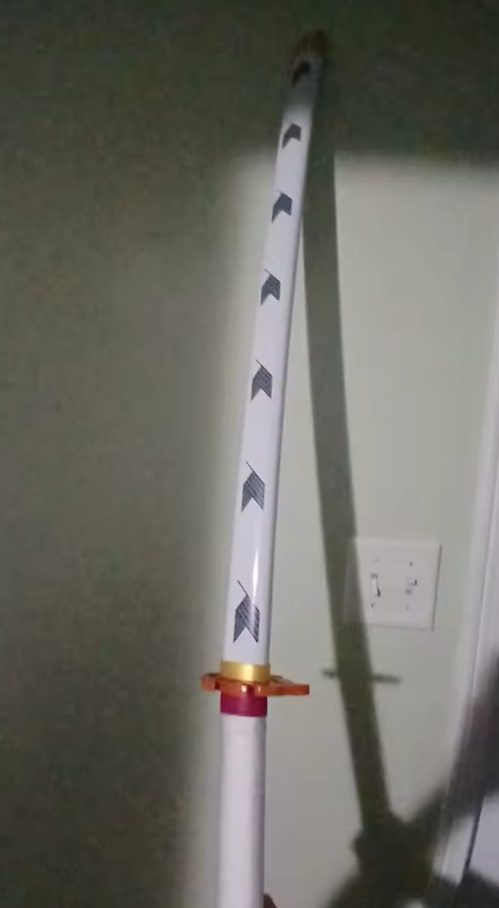 Customer photo review of Demon Slayer Katana LED