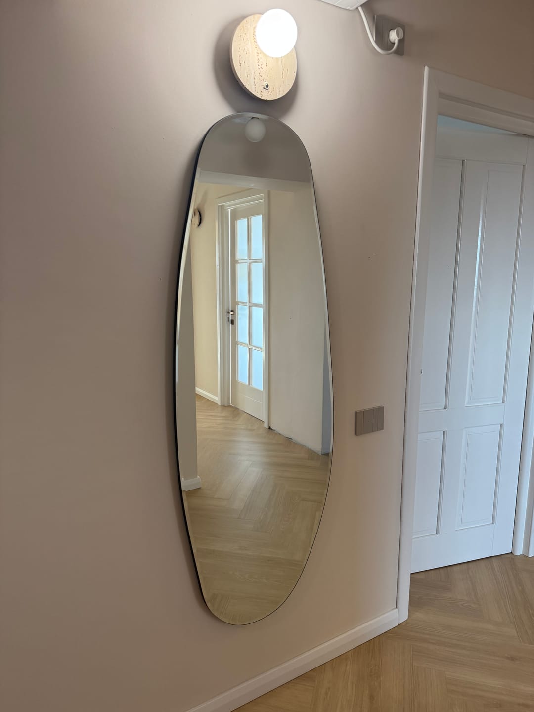 Customer photo review of (Sample Sale) Opal Mirror Large | 150 x 55 cm