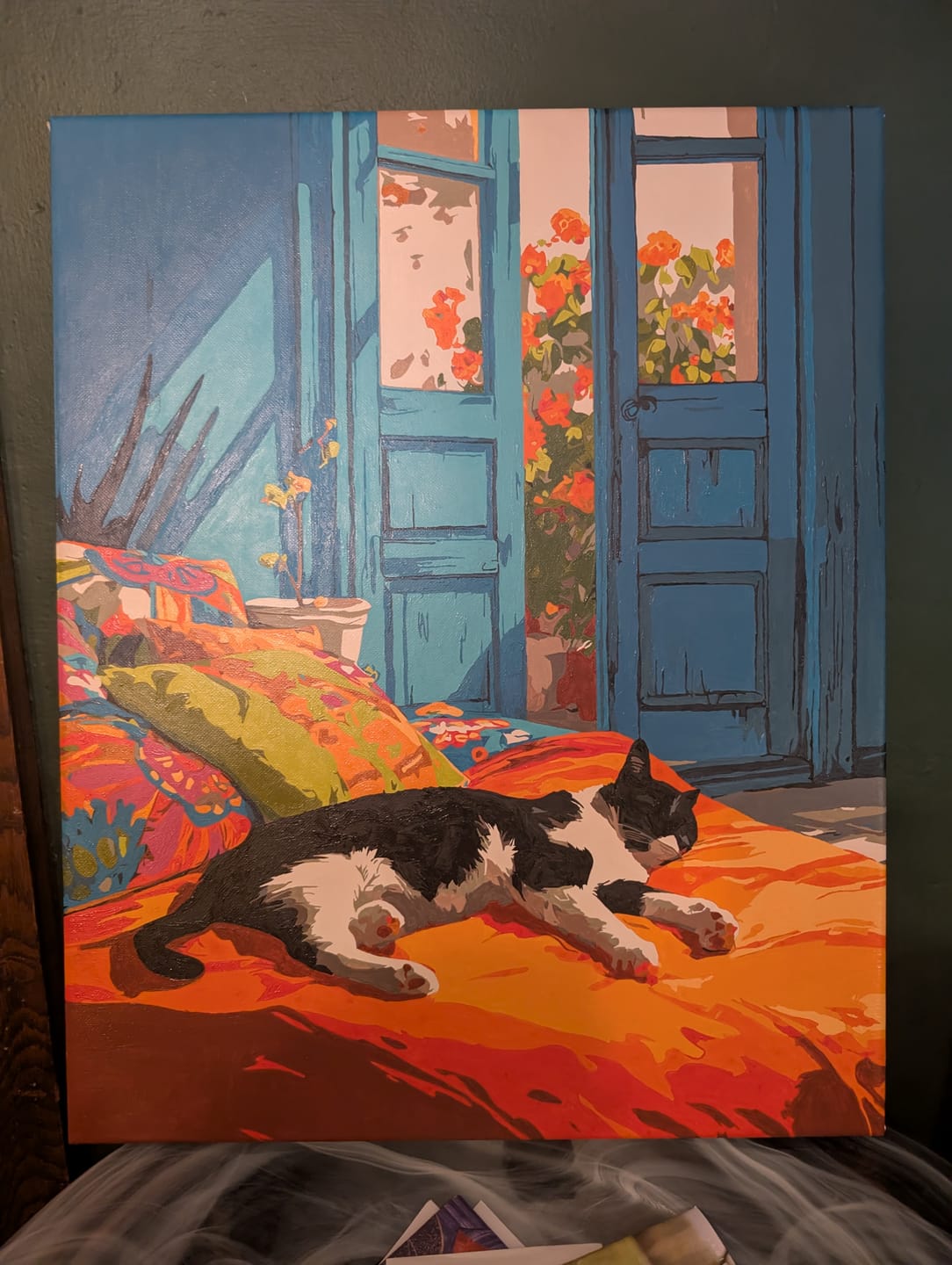Customer photo review of A daytime nap | Paint by Number