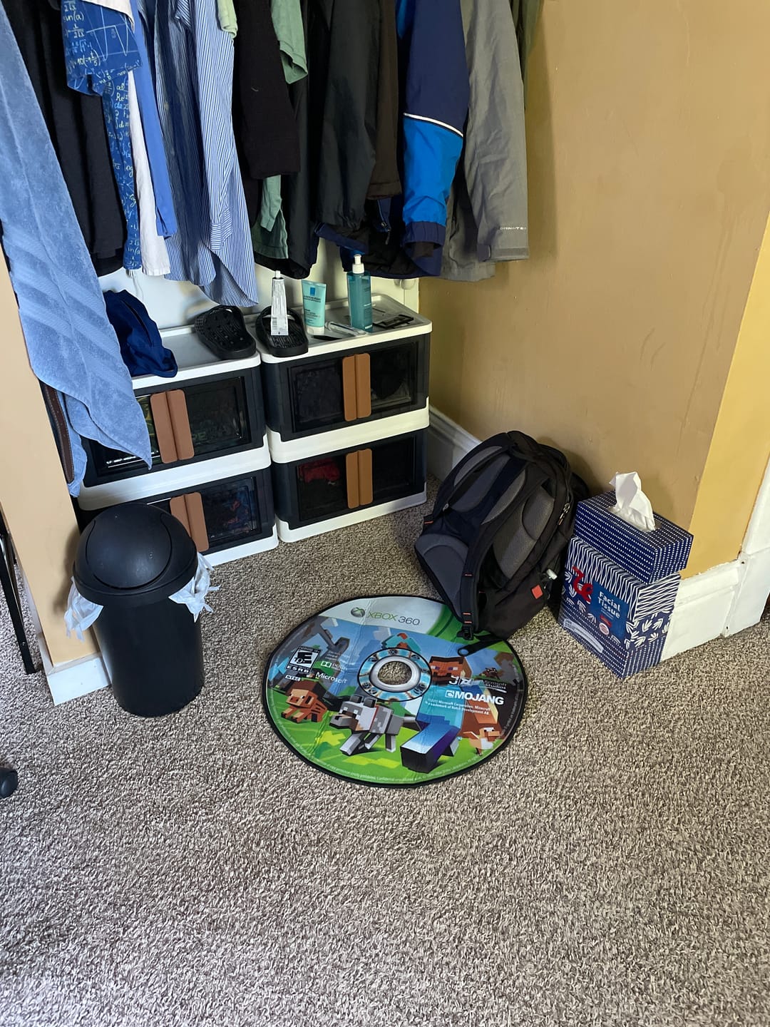 Customer photo review of Custom Disc Rug – Personalized CD, Vinyl or Your Design