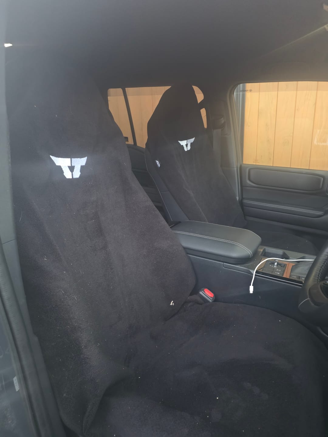 Customer photo review of Waterproof Car Towel Seat Cover