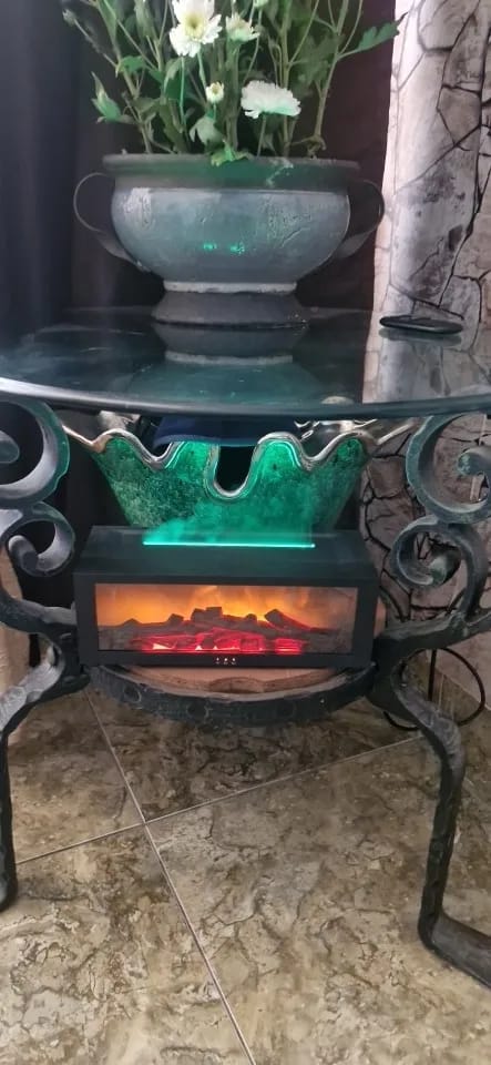 Customer photo review of Difusor con efecto chimenea