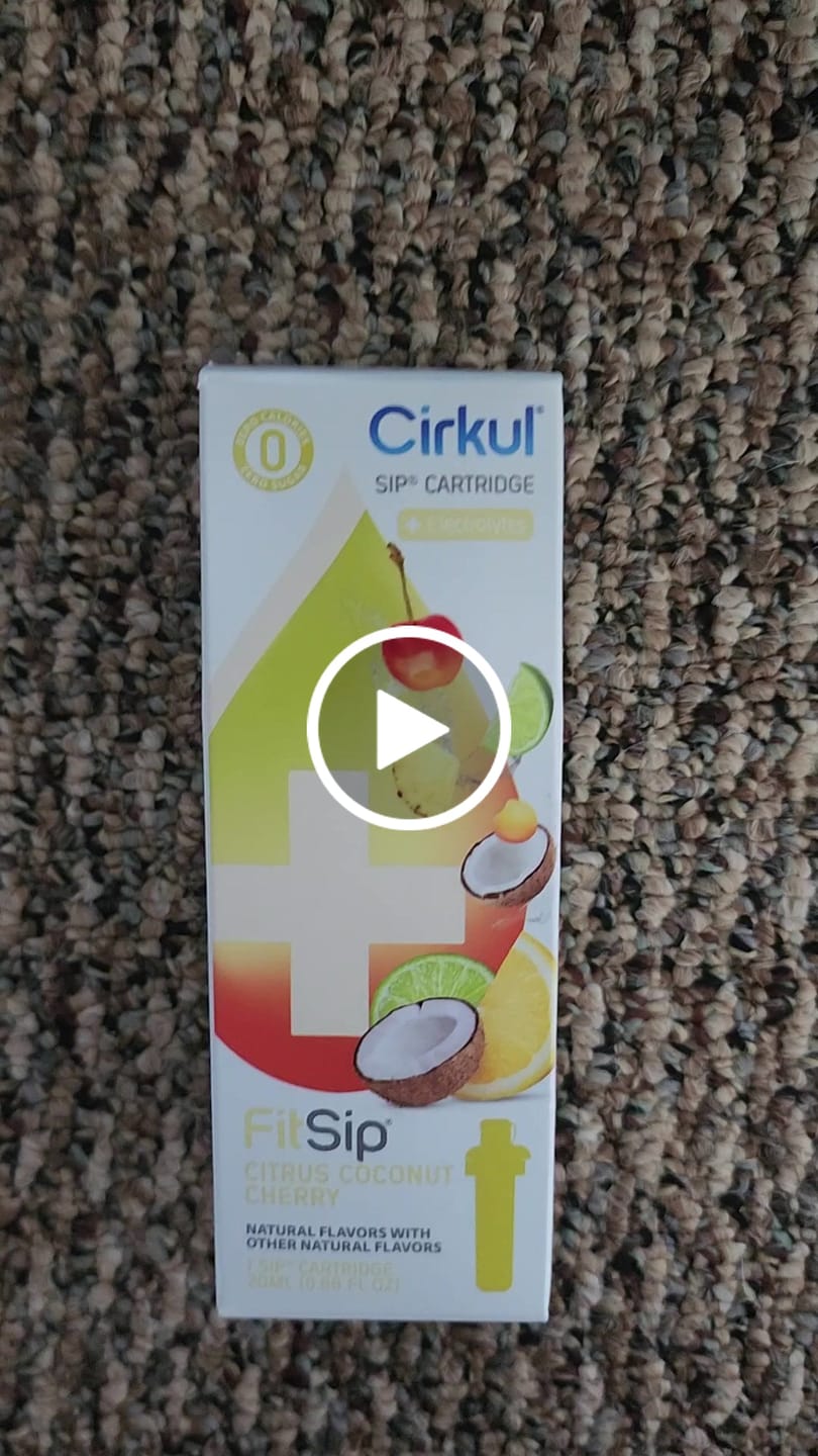Customer video review of FitSip Citrus Coconut Cherry