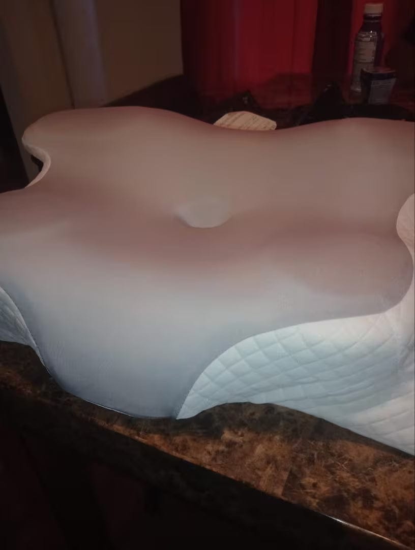 Customer photo review of Zavesleep - Contour Relief Pillow