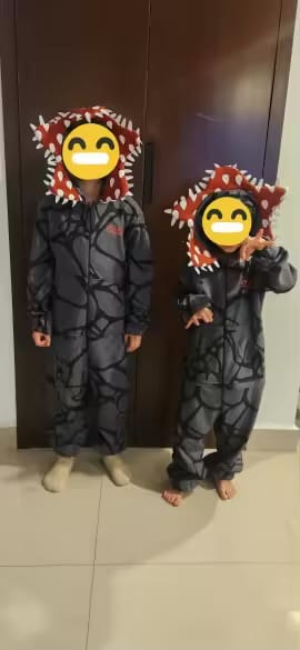 Customer photo review of Monstri™ - Family Matching Floral Monster Costum