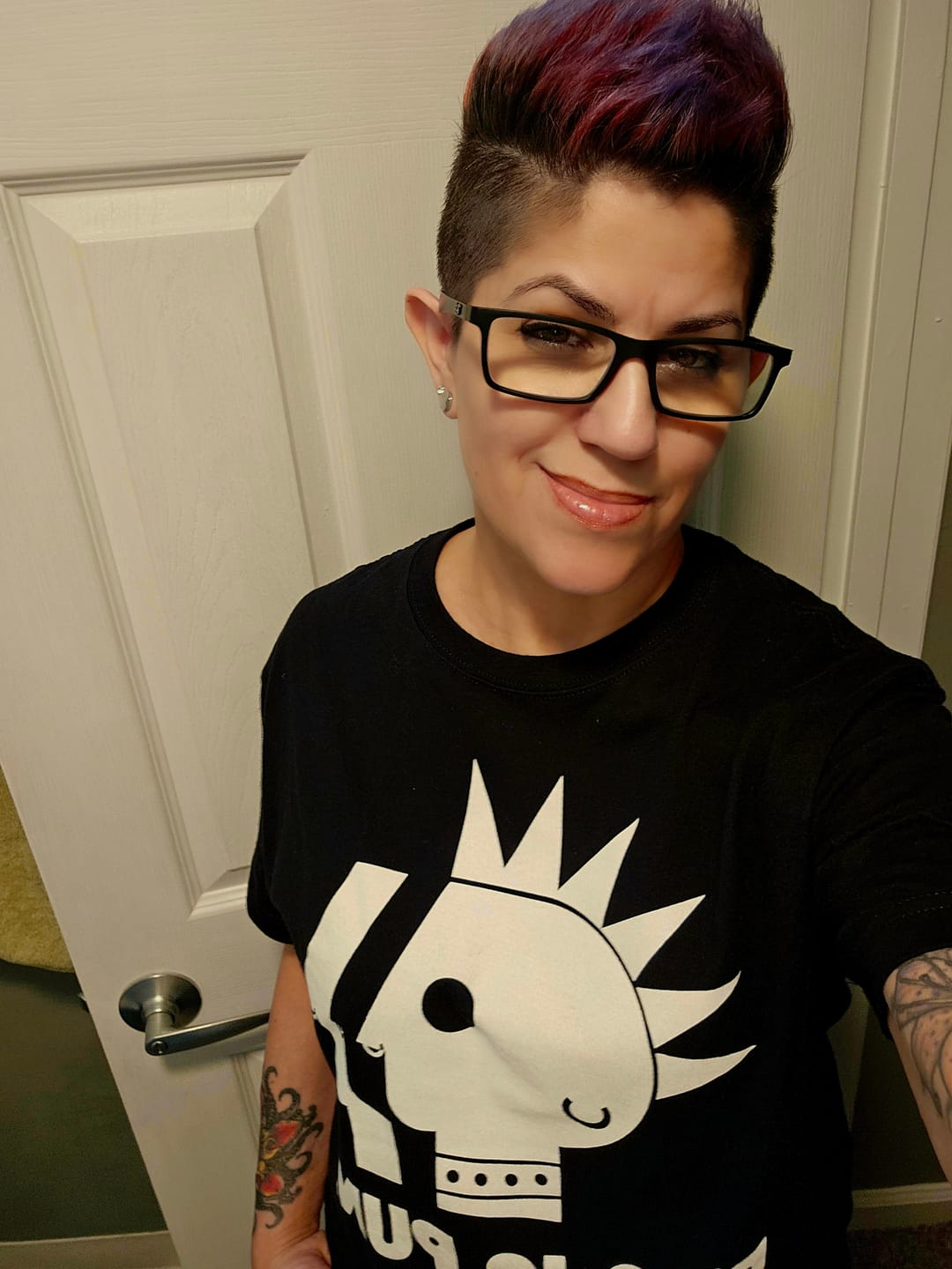 Customer photo review of PBS is Punk Tee