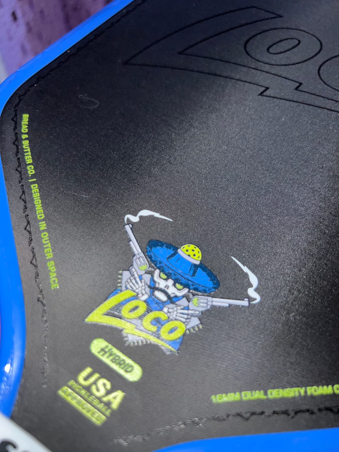 Customer photo review of The Loco 16mm Pickleball Paddle Hybrid