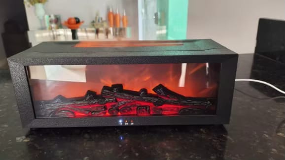 Customer photo review of Difusor con efecto chimenea