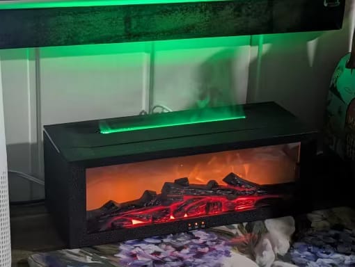 Customer photo review of Difusor con efecto chimenea