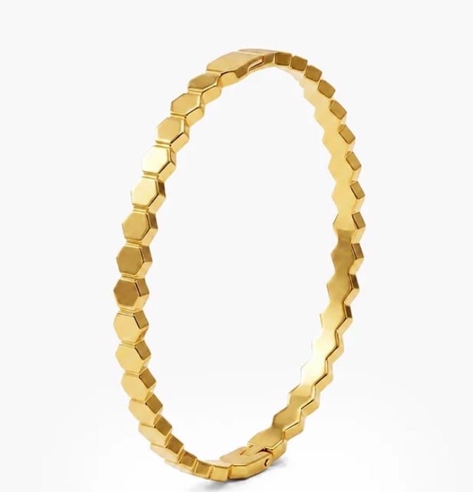 Customer photo review of Modern Mosaic Bangle Bracelet