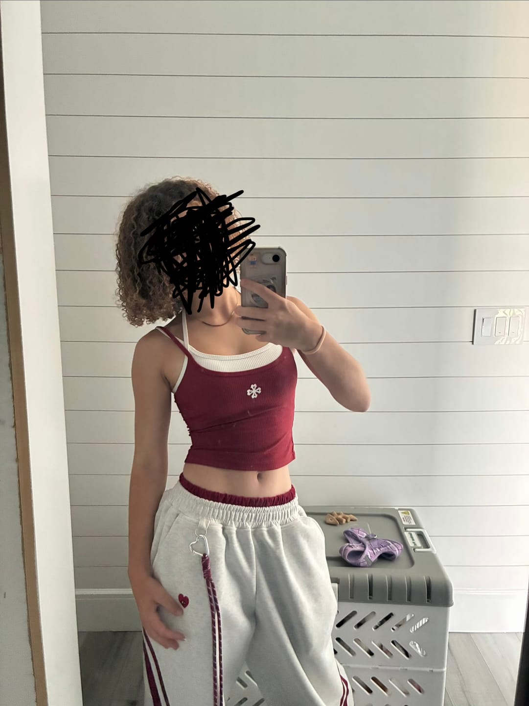 Customer photo review of Aelfric Eden Contrast Layered Padded Cami Top