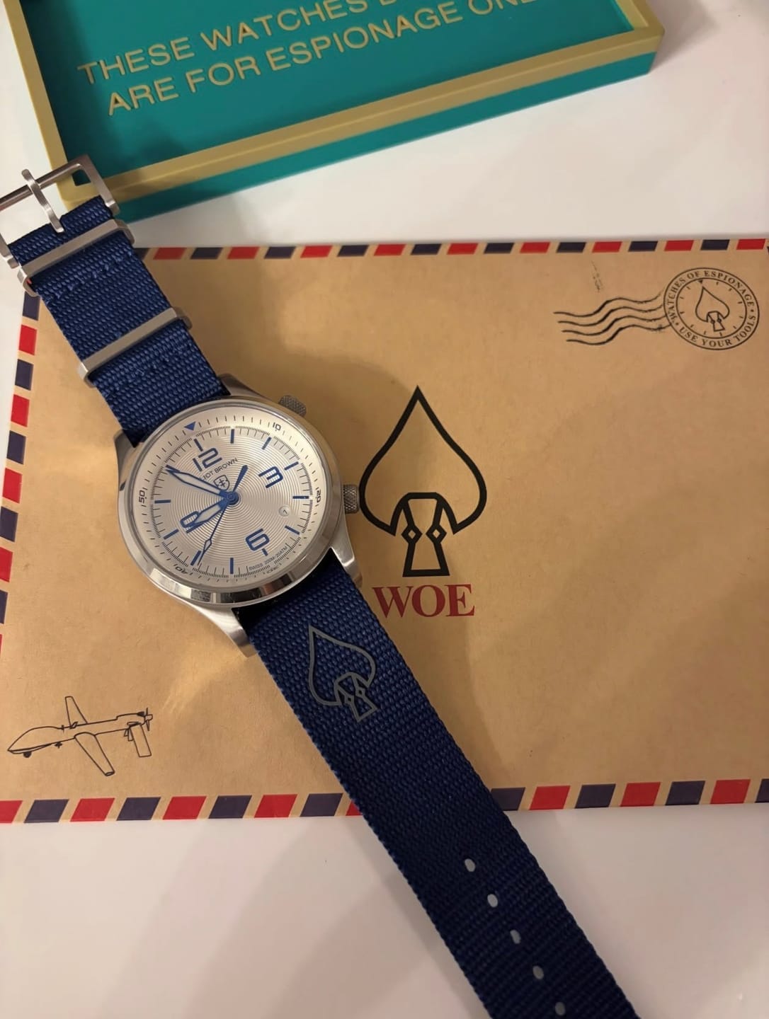 Customer photo review of NOFORN Single-Pass Watch Strap