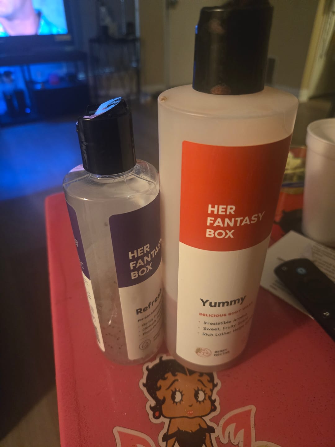 Customer photo review of Yummy Organic Body Wash - Hydrating & Juicy Daily Use
