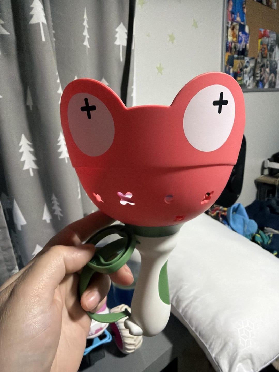 Customer photo review of Frosch Scheibenwerfer Kinderspielzeug | Fliegende Scheiben Outdoor Zugschnur UFO Starter