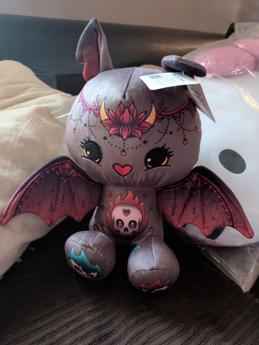 Customer photo review of Slate the Bat Plushie
