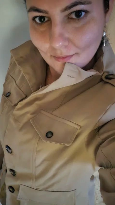 Customer photo review of Emilia Tailored Stand Collar Jacket