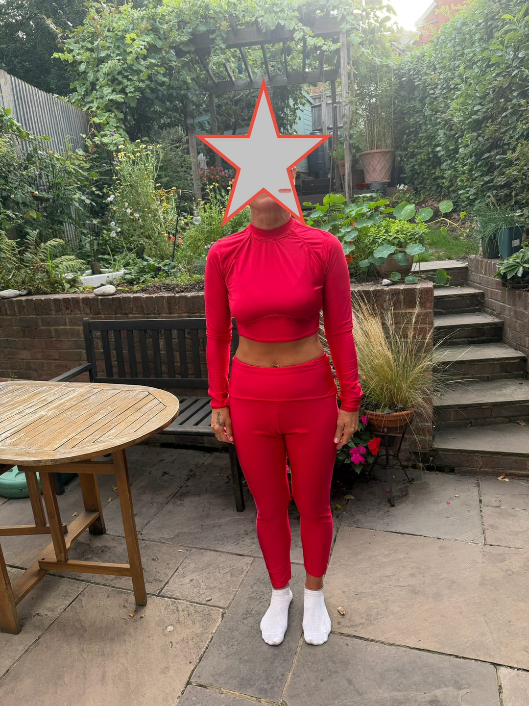 Customer photo review of Plain Lycra Spandex Fabric