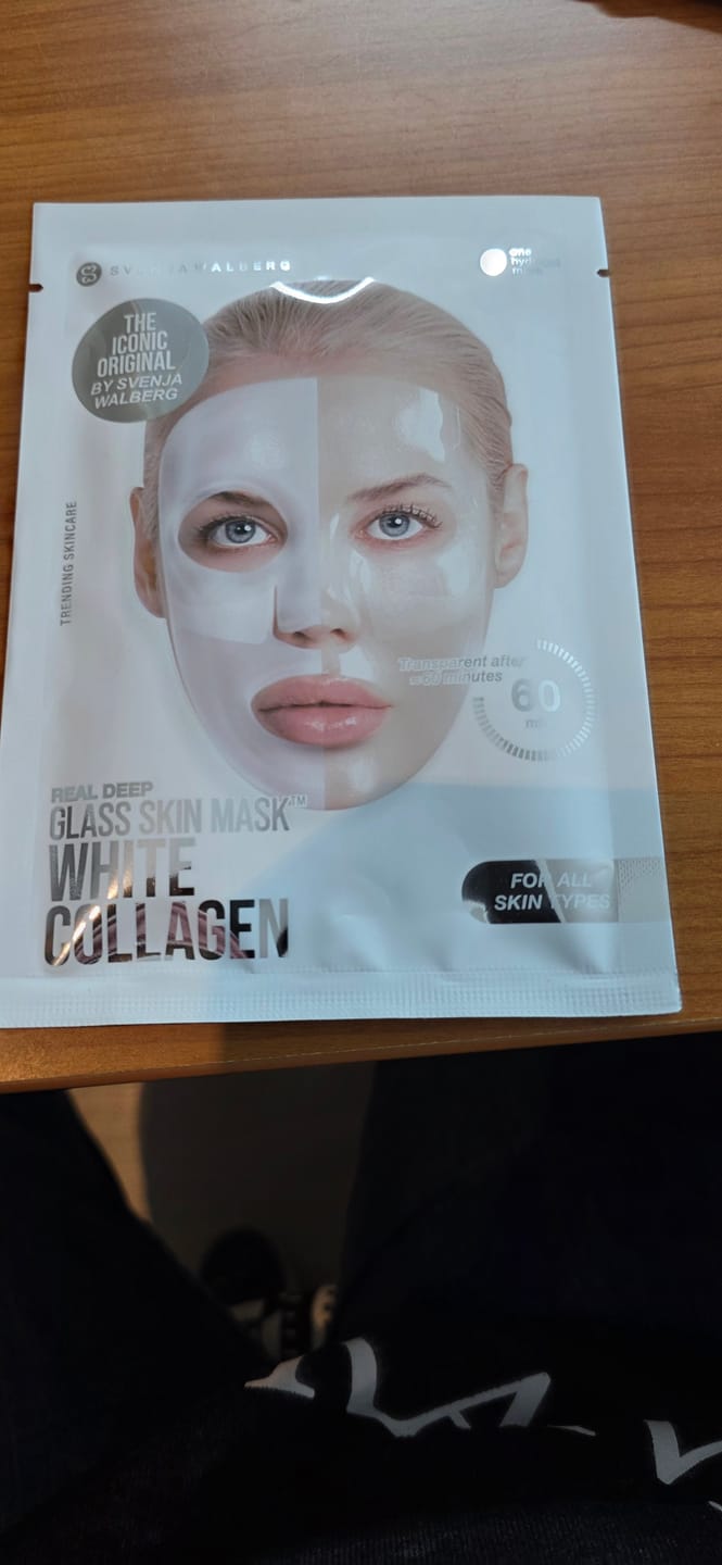 Customer photo review of Glassskinmask® - 3er Pack - Hydrogel Gesichtsmaske für strahlende Haut