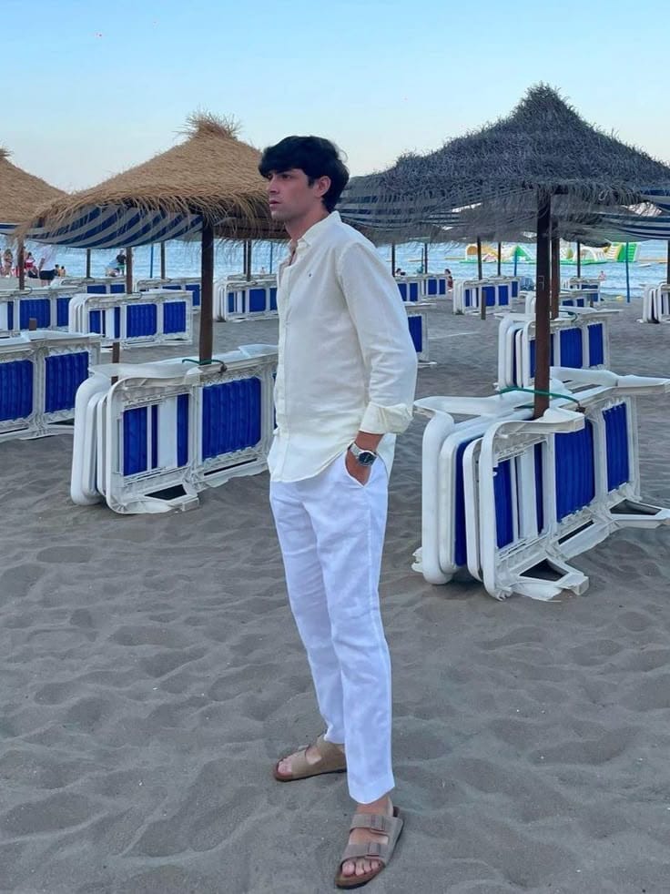 Customer photo review of Mallorca Linen Pantalon
