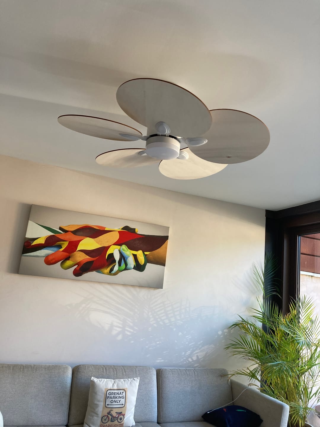 Customer photo review of Lotus | Ventilateur de plafond