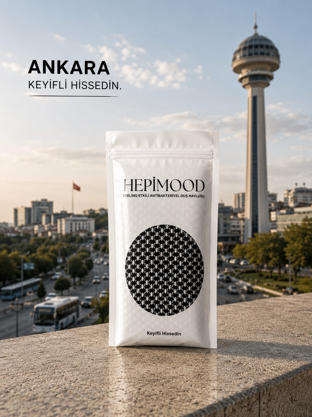 Customer photo review of HEPİMOOD PEELİNG ANTİBAKTERİYEL DUŞ HAVLUSU