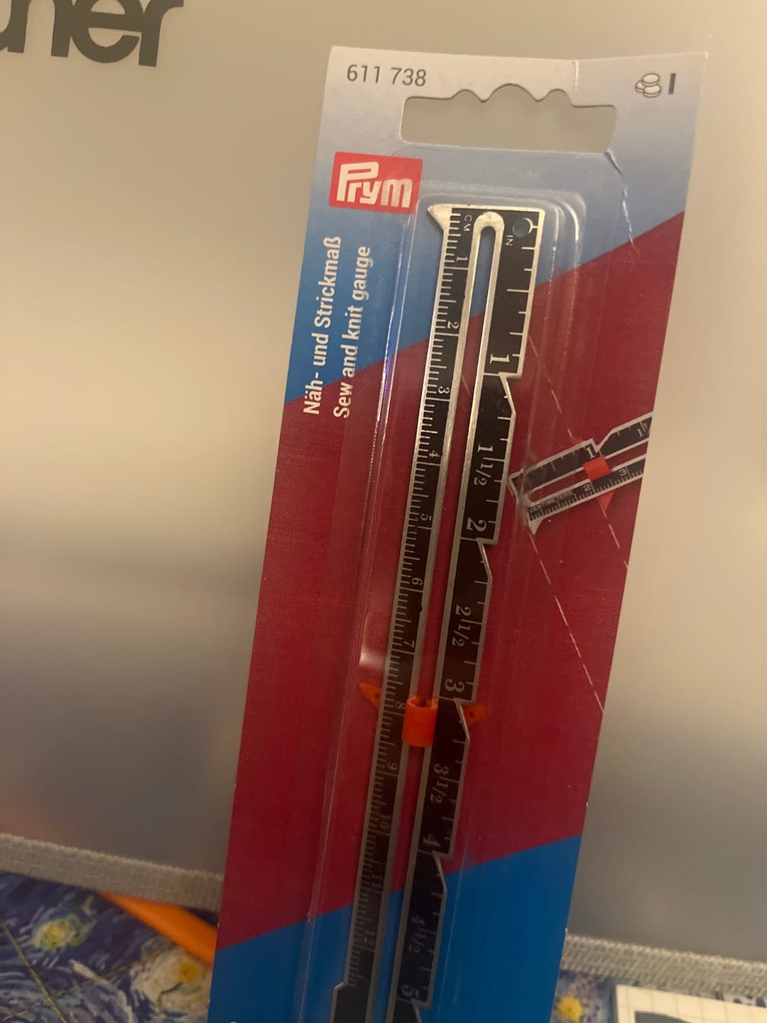 Customer photo review of Prym Metal Sew and Knit Gauge