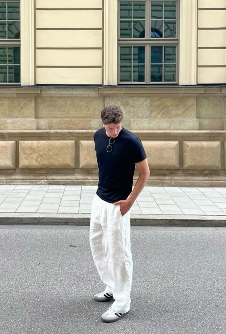 Customer photo review of Mallorca Linen Pantalon