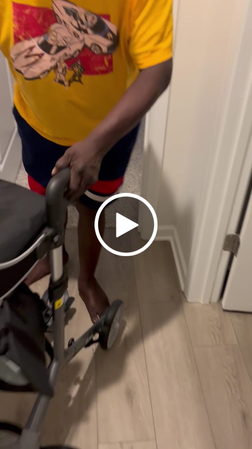 Customer video review of Pelegon Rollator Walker with Seat