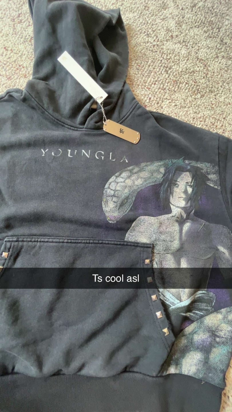 Customer photo review of 5083 - Naruto Stud Artwork Hoodies