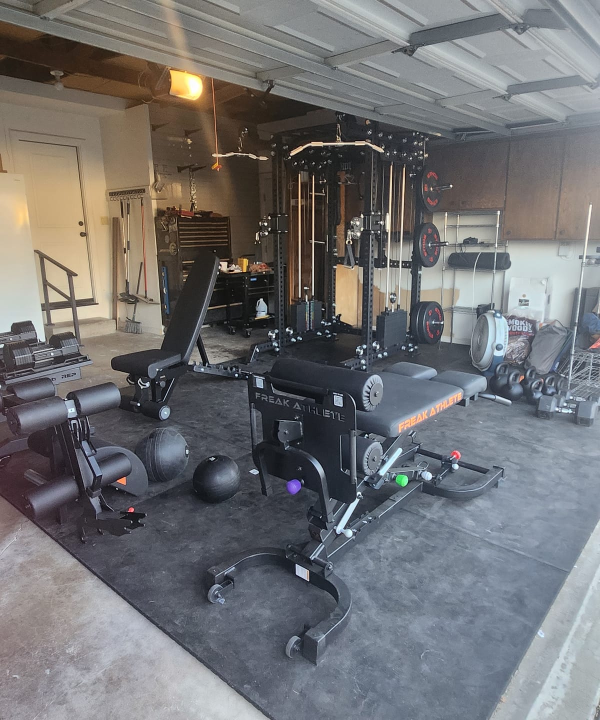 Customer photo review of HD1 Squat Rack Functional Trainer