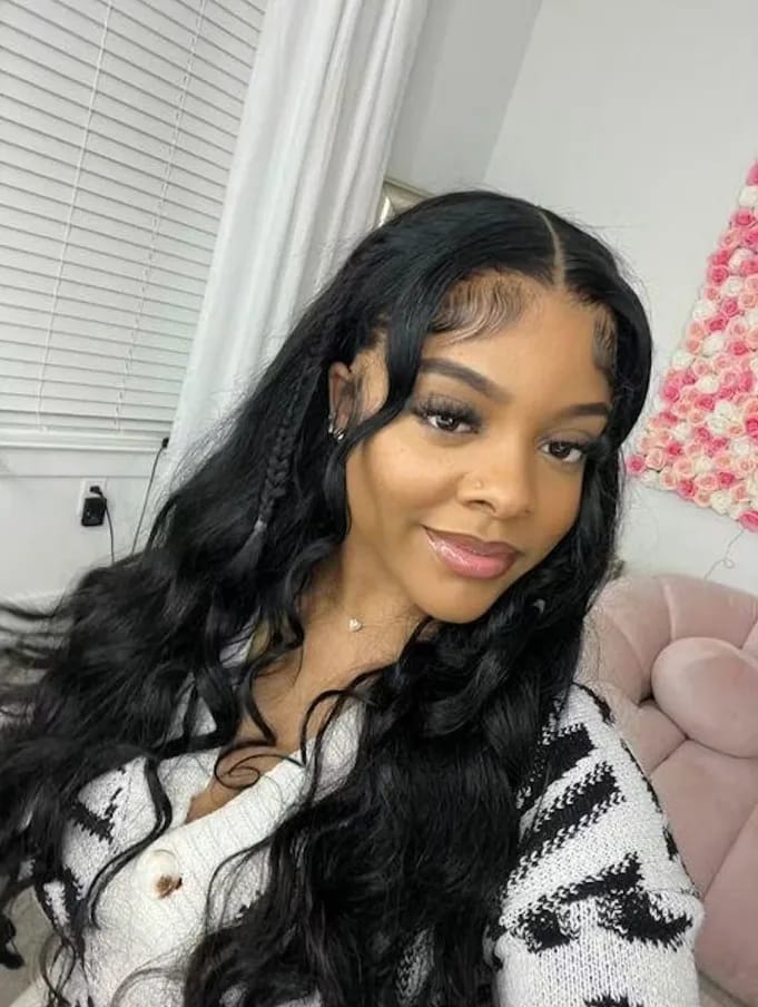 Customer photo review of Wave Goddess — Raw Peruvian 13x4/13x6 HD Lace Front Wig | Glueless, Wear & Go