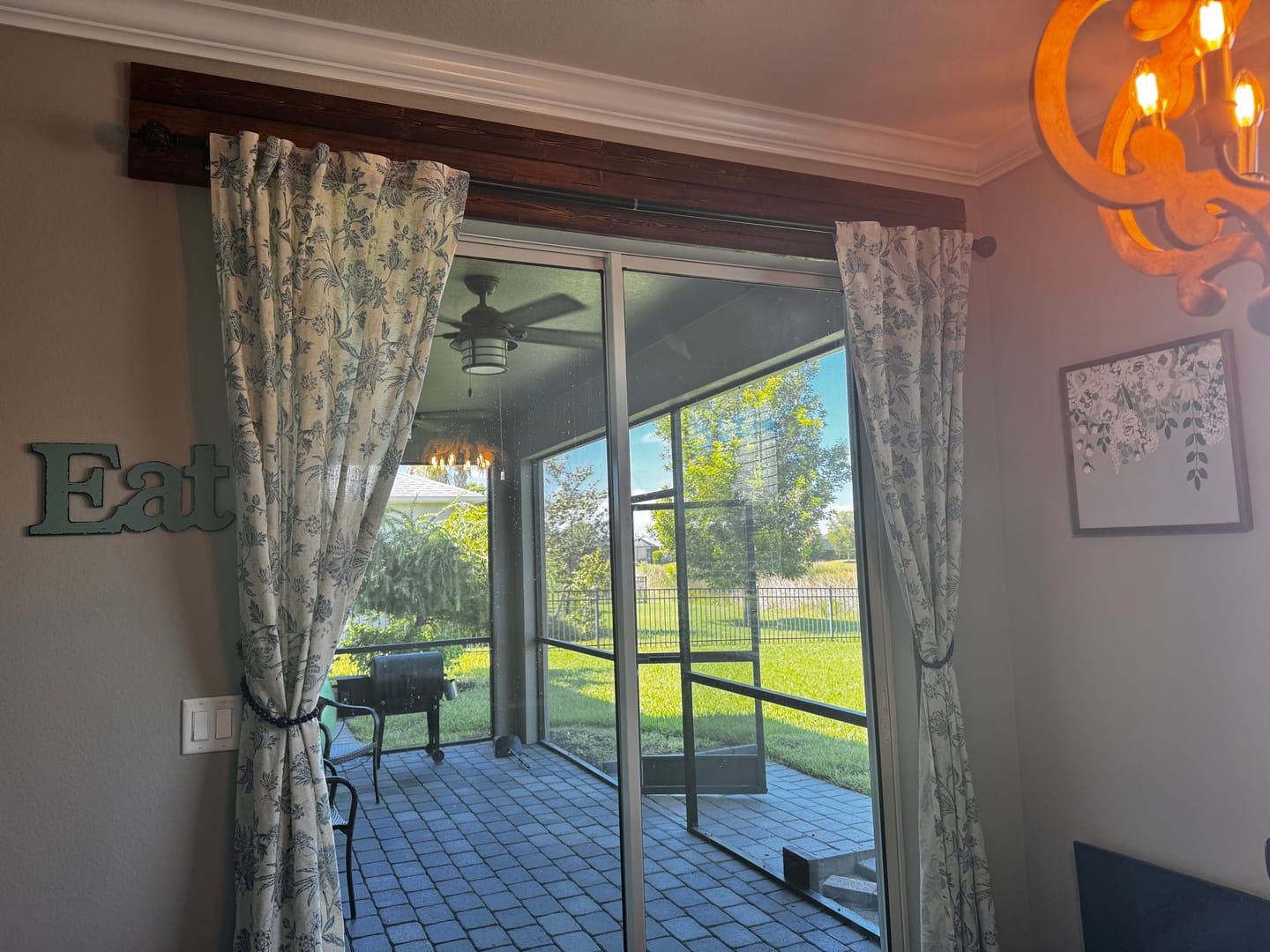 Customer photo review of Vintage Botanical Vine & Multi-Floral Curtains