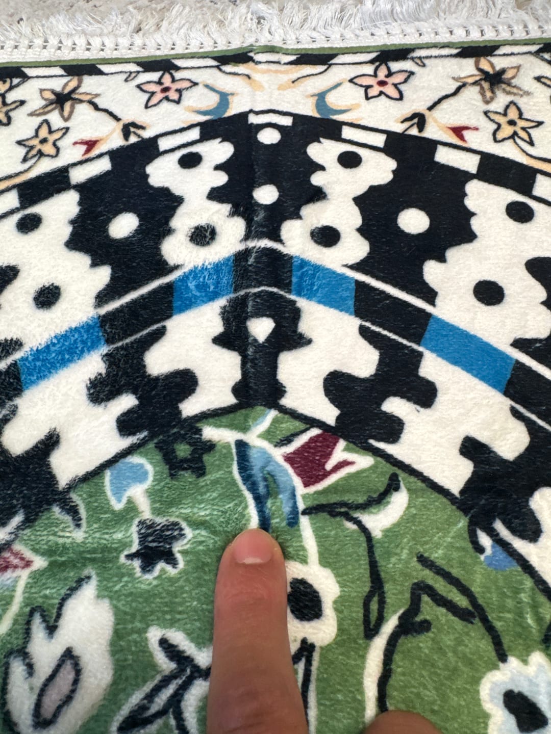 Customer photo review of Minbar Al Rawda Padded Prayer Mat